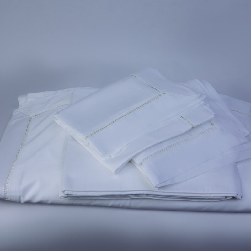 H-Detail White Binash Bedding King Set - Image 3